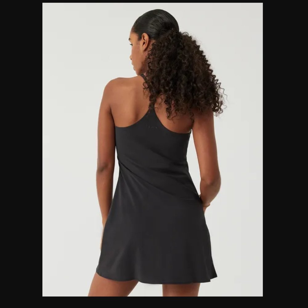 Outdoor Voices The Exercise Dress Black Size Medium - Picture 3 of 11